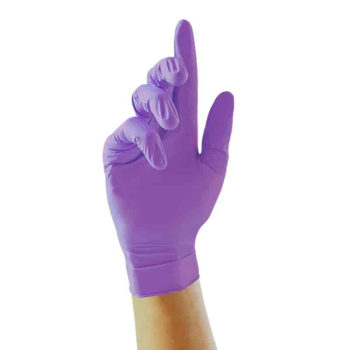 Unigloves Stronghold Purple Nitrile Gloves