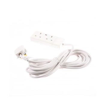SMJ 13A 2 Gang White Extension Lead 2mtr SMJ 13A 2 Gang White Extension Lead 2mtr